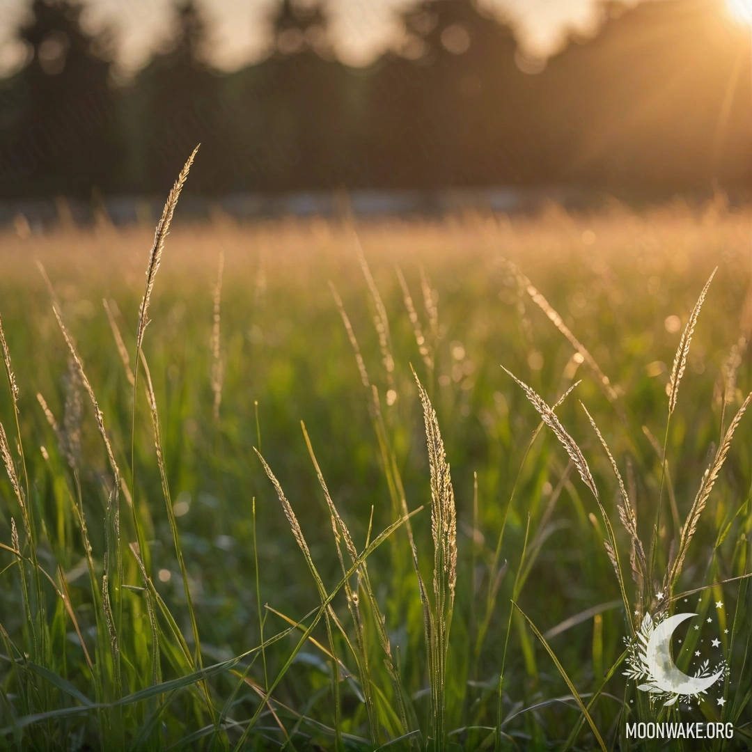 Bokeh Sunset Over Grass Field Close-up of beautiful grass field with a bokeh sunset in the background.