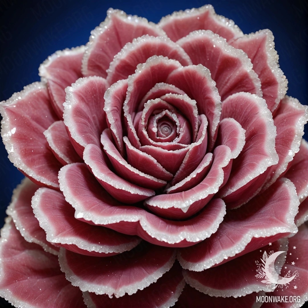 Fantastic Geode Rose A stunning rose made of geode, with intricate petals crafted from geode.