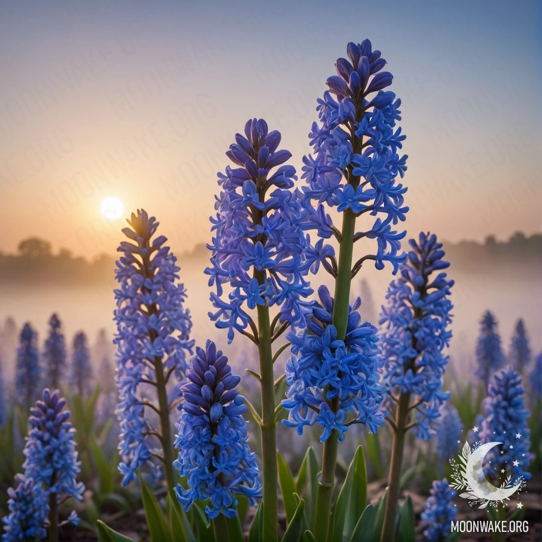 Pastel Delphinium Bouquet in Chinese Art Style A beautiful bouquet of delphiniums in soft pastel colors, styled in Chinese art.