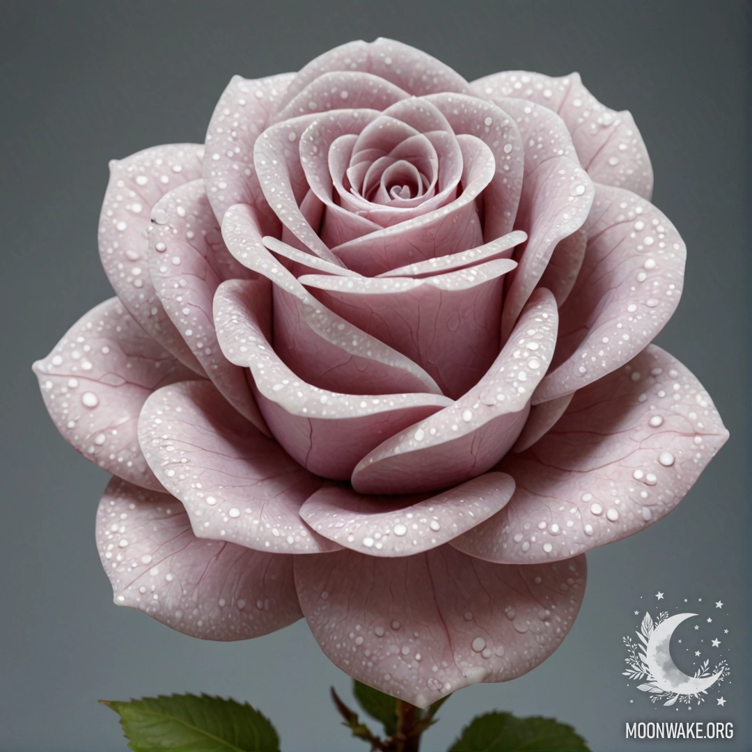 A vibrant and alluring rose crafted from rubber, showcasing its unique texture.
