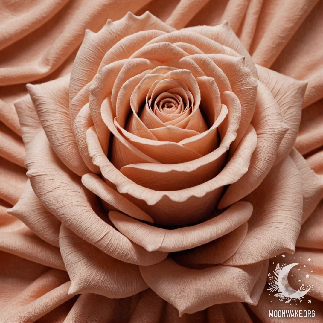 Textile Rose A delicate rose made from soft textile materials.